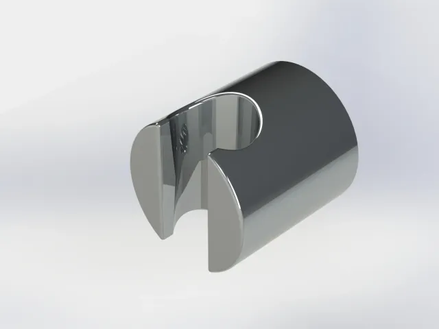 Shower arm support (cylindrical shape)