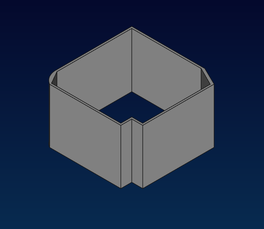 Kalibrier Würfel / Calabrating cube  50x50x30x1