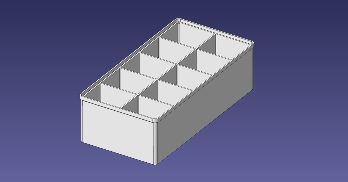 2x4 units, full height, 2x5 grid Stackable Insertbox by Bodo | Download ...