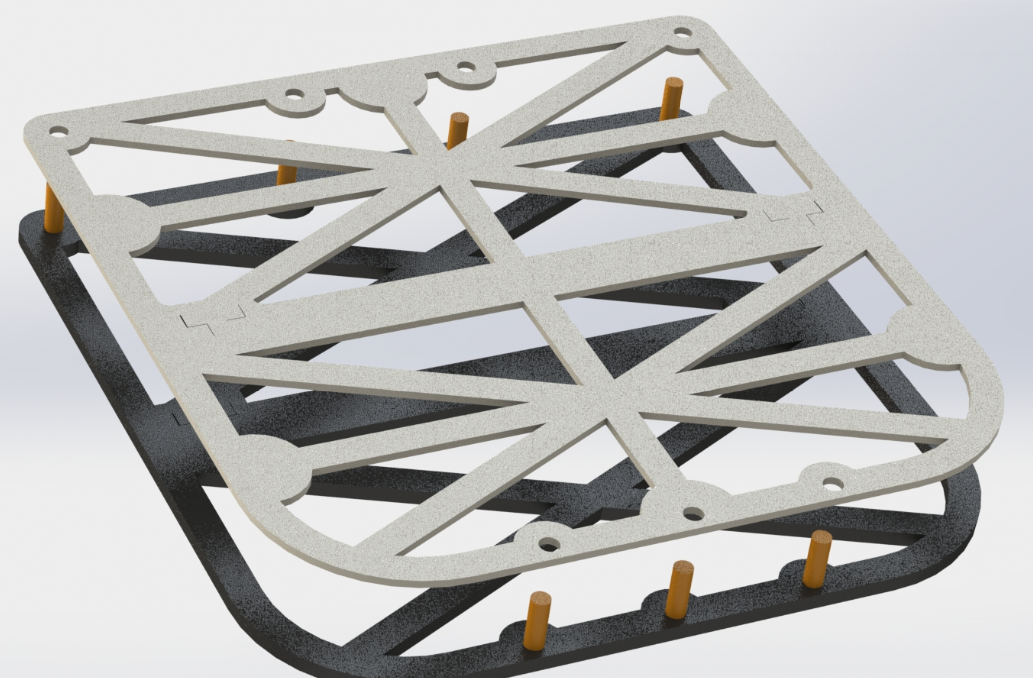 Covid19 shield stencil tool