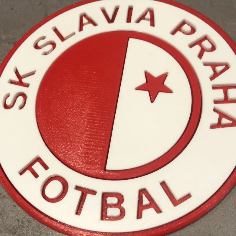 SK Slavia Praha podtácek by Matessjk