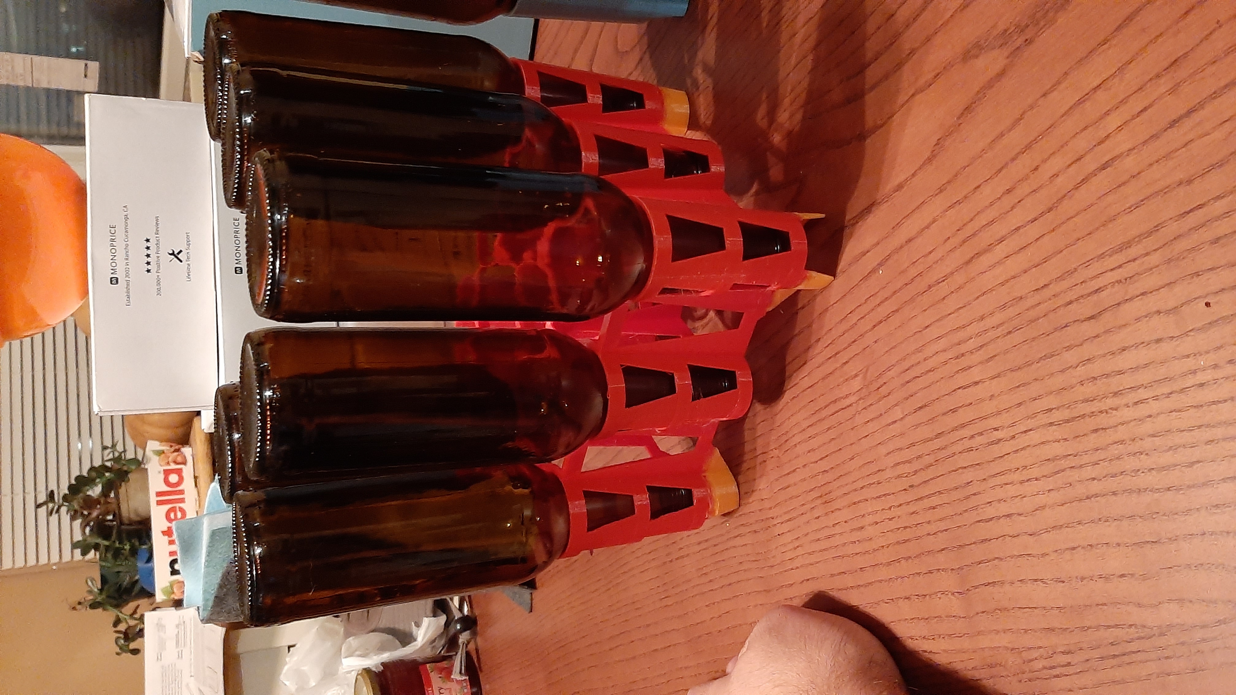 Miniatura 3 do modelo 3D Beer Bottle Drying Rack
