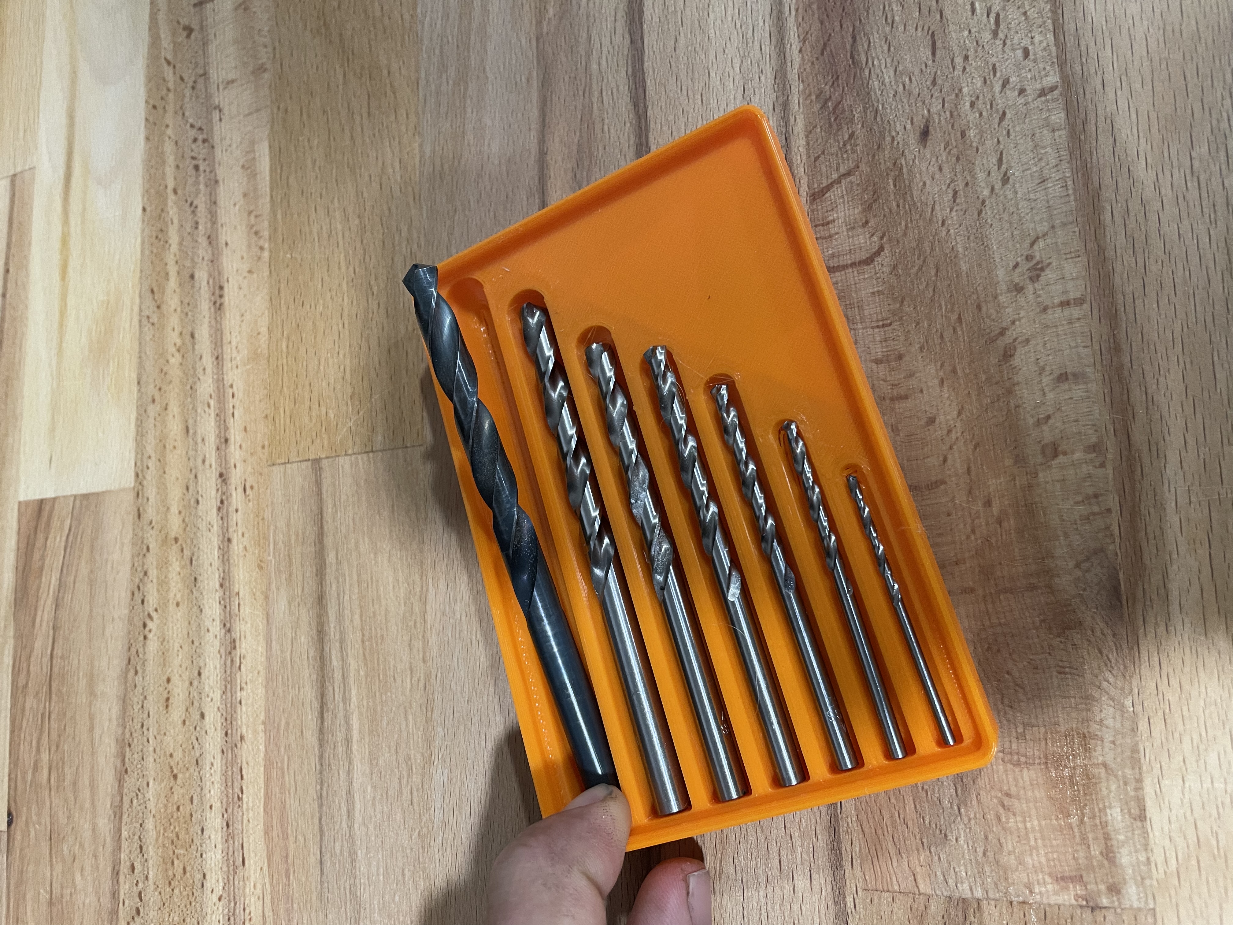Miniatura 2 do modelo 3D Gridfinity 3x2 drill bits tray