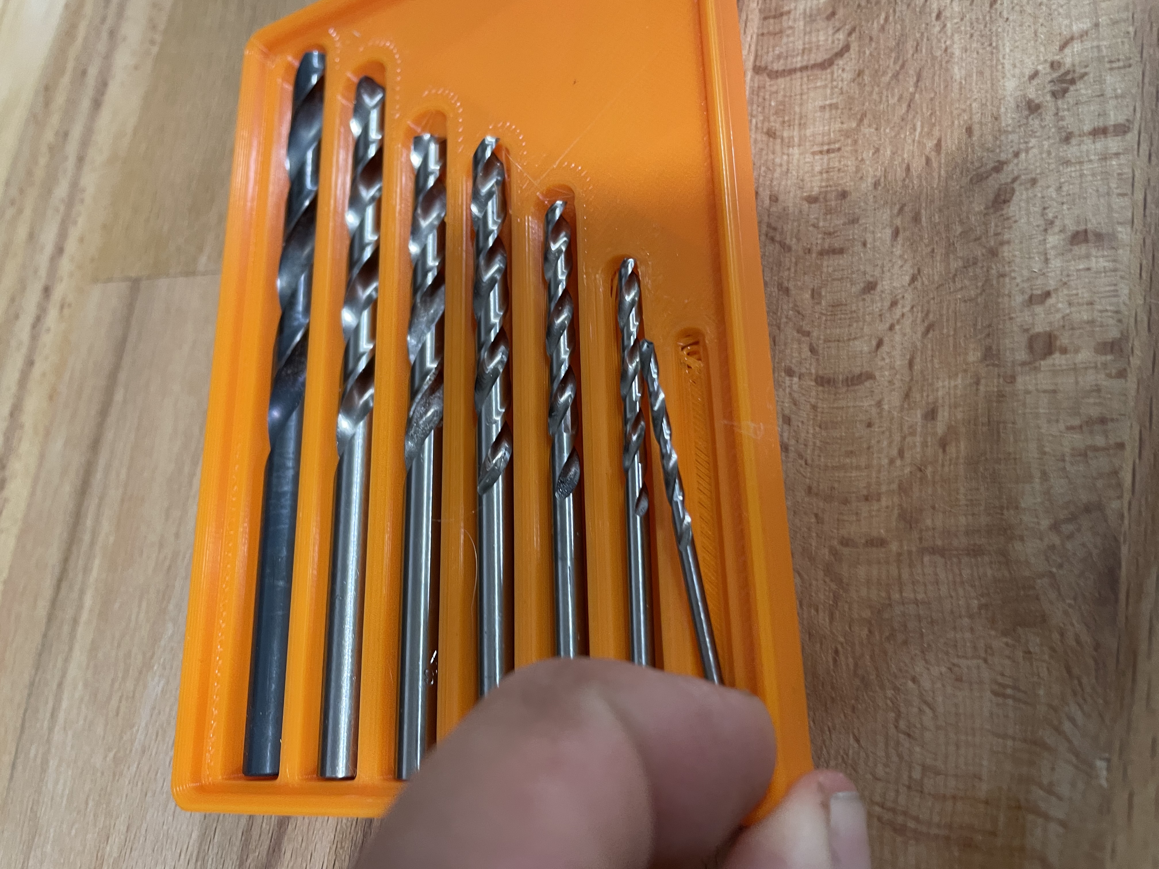 Miniatura 3 do modelo 3D Gridfinity 3x2 drill bits tray