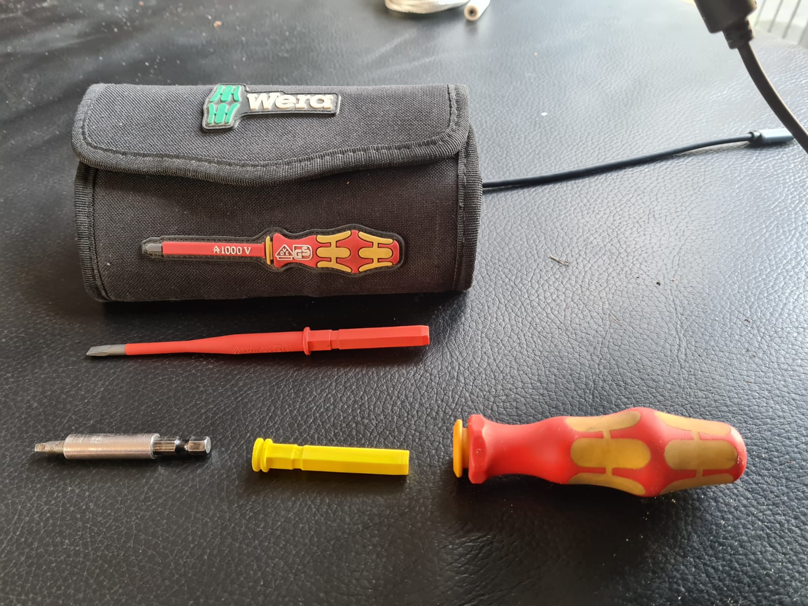 Adapter for Wera wisselklingset 9mm to regular hexbit