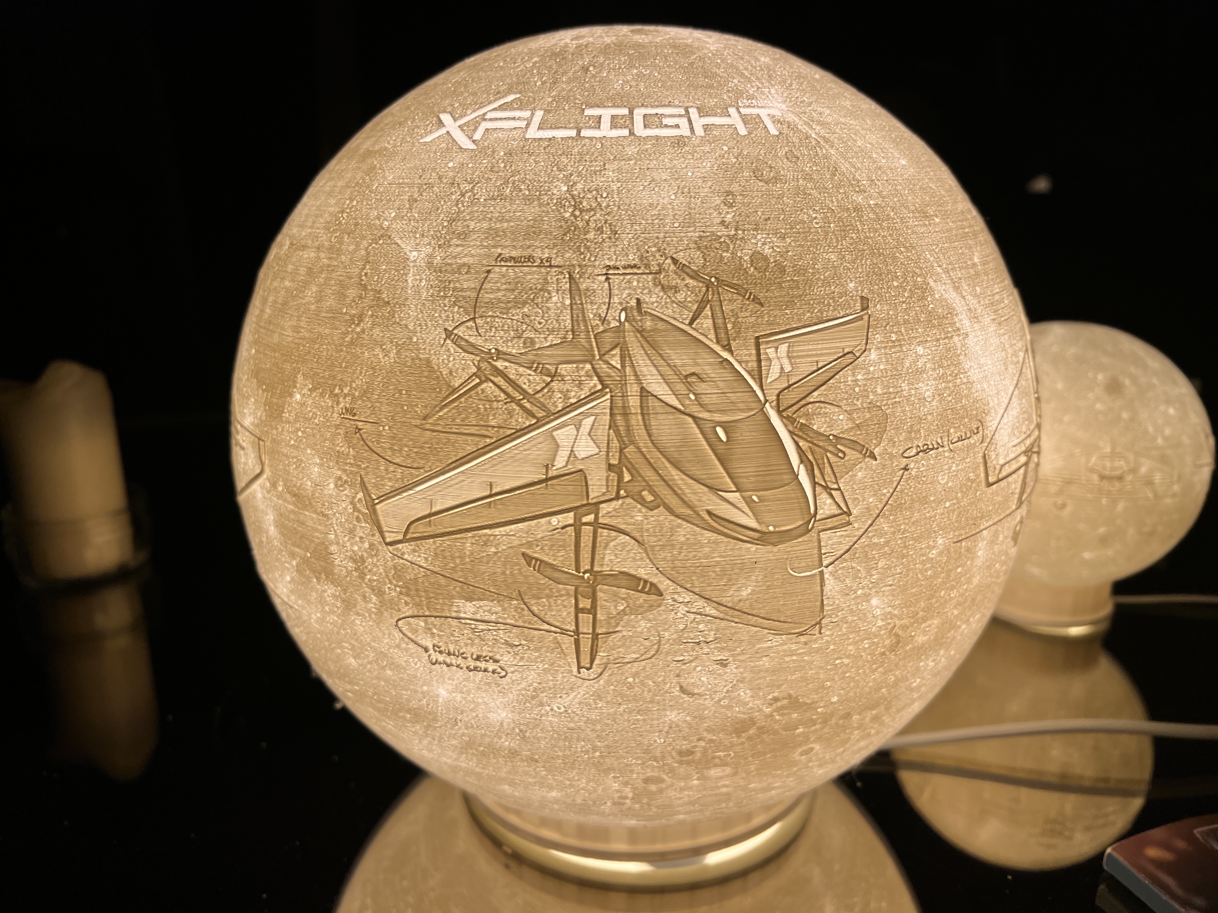 xFlight's offical moonshot lamp - moon lamp 10cm - 28cm