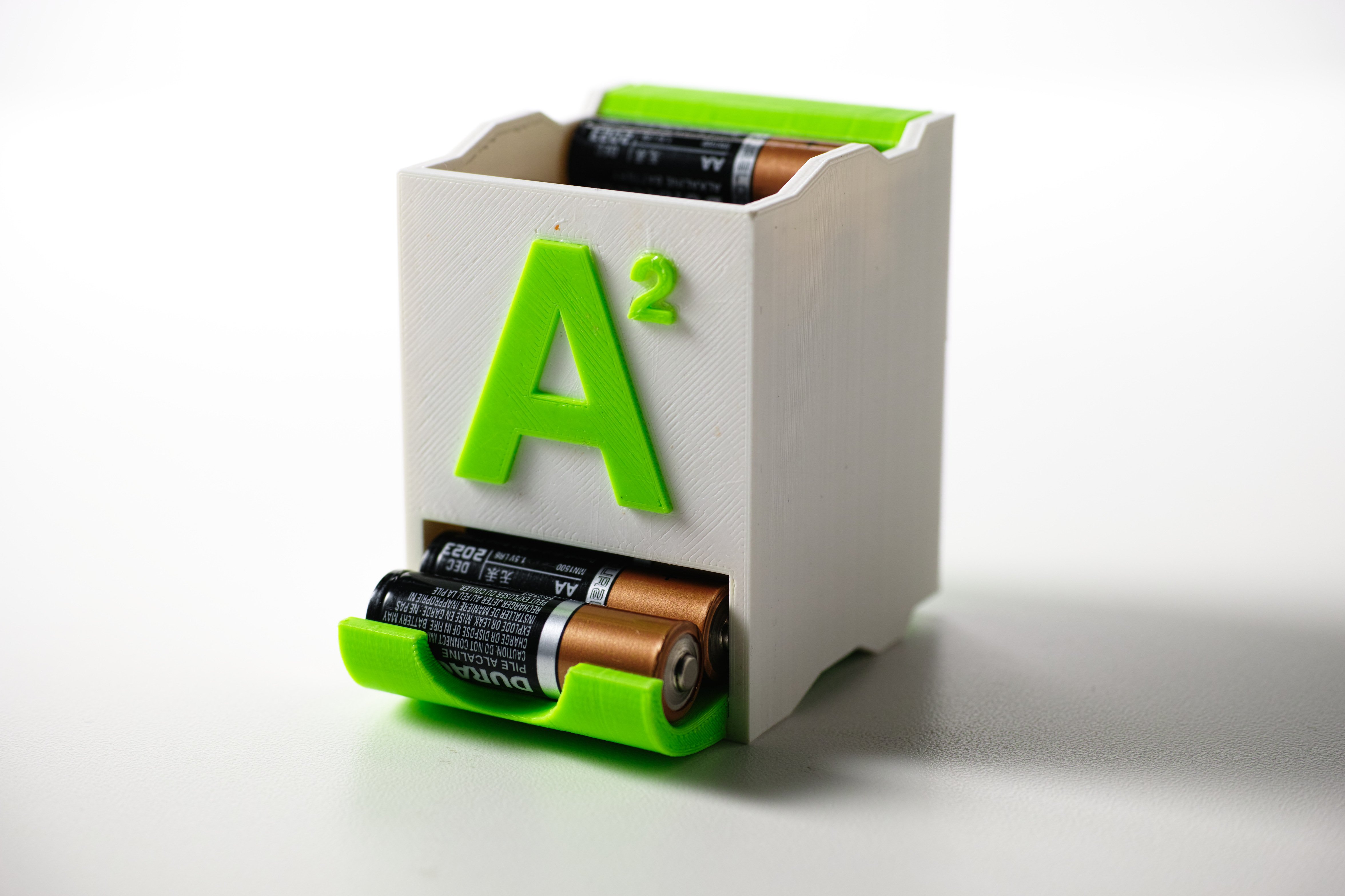 Miniatura 7 do modelo 3D Stackable Battery Holders