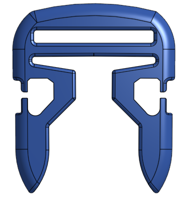 Miniatura 4 do modelo 3D Simple (replacement) Buckle
