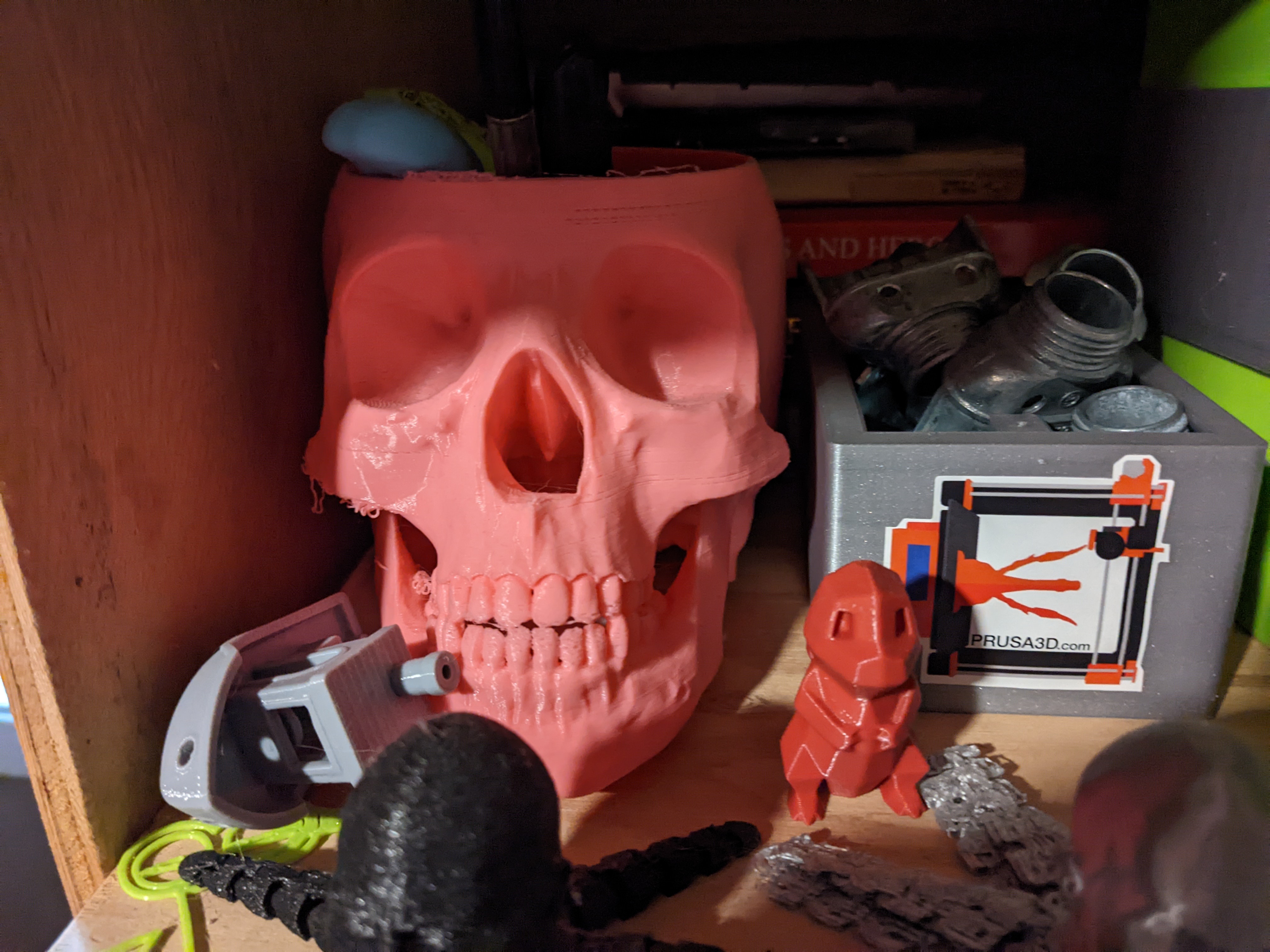 Miniatura 7 do modelo 3D Skull Planter