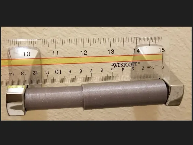 Toilet roll holder spool