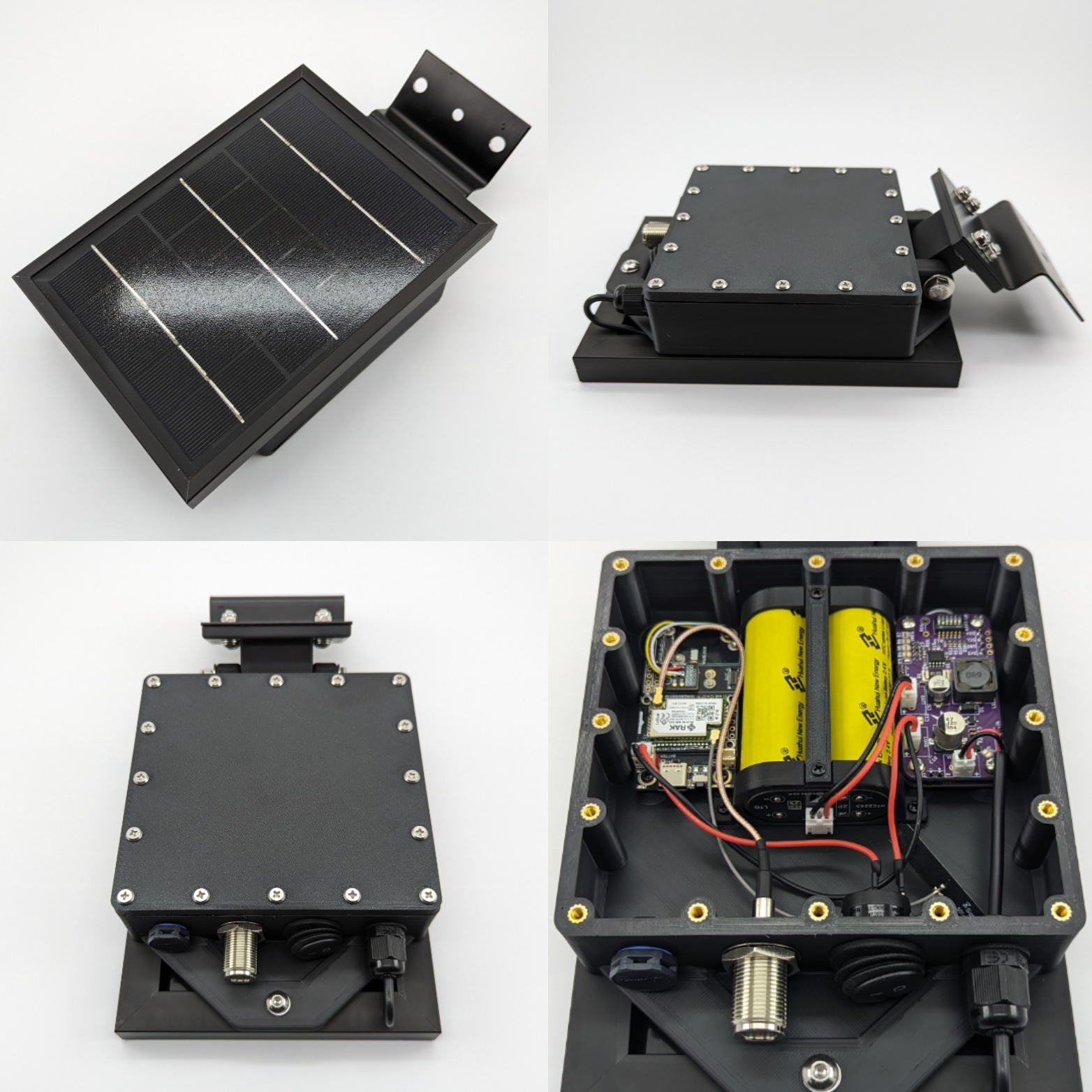 v2 Meshtastic 3W Solar Enclosure Base Station LoRa Node for 3 Watt Solar Panel