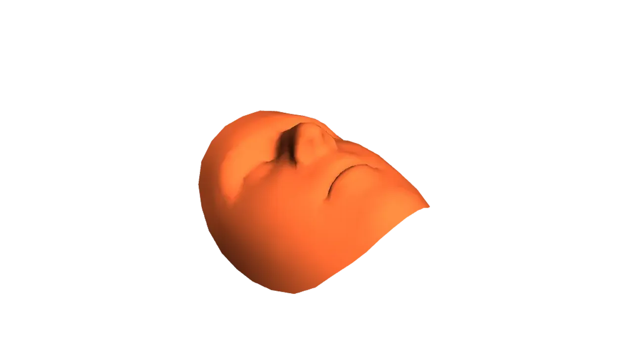 Blank Face mask by 3d man | Download free STL model | Printables.com