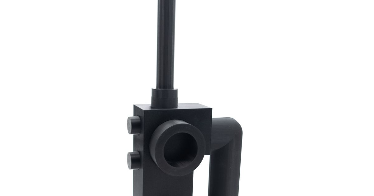 Upscaled radio 15x inspired by LEGO 3962b Untensil Radio by