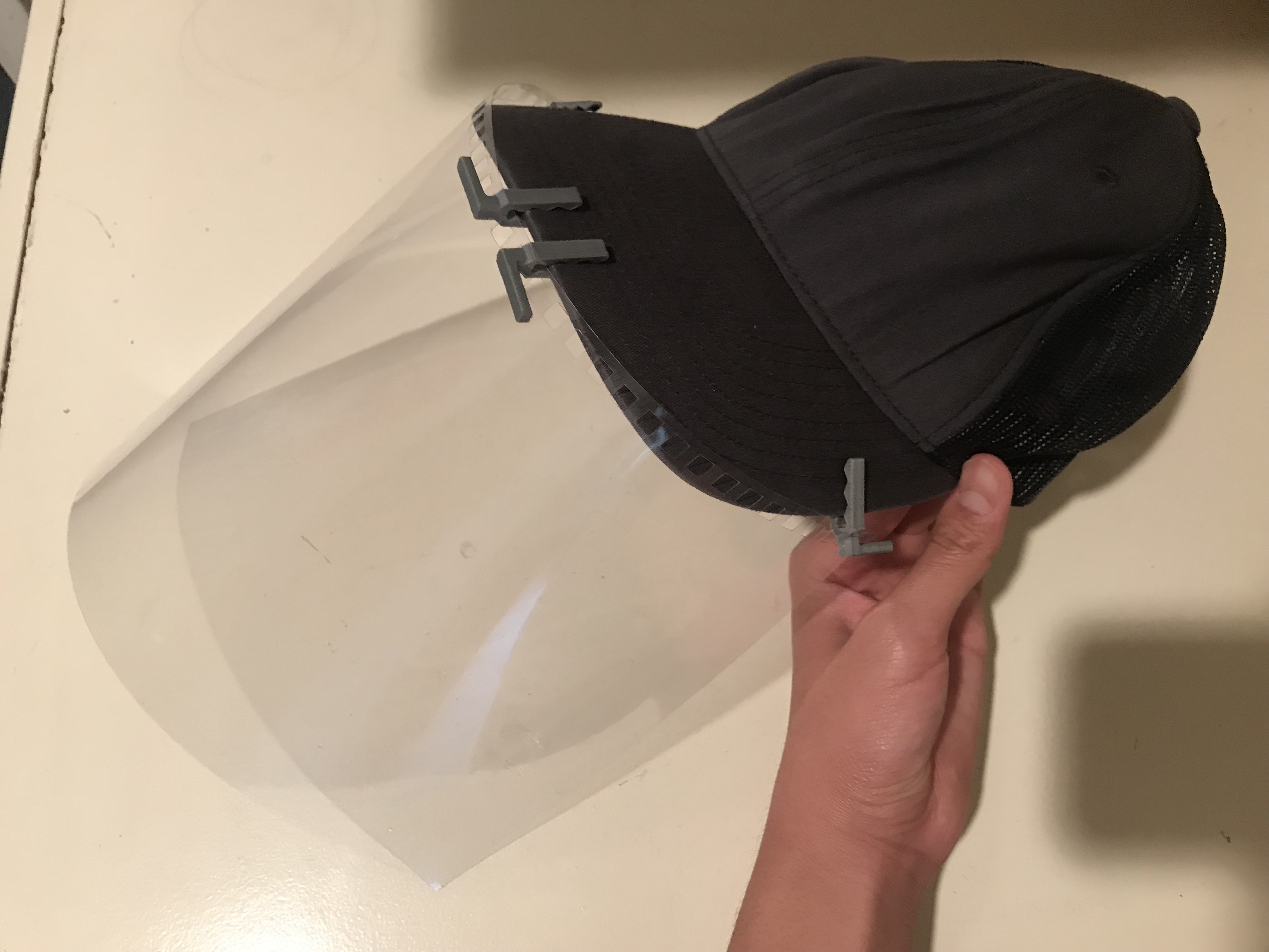 Baseball Cap Face Shield
