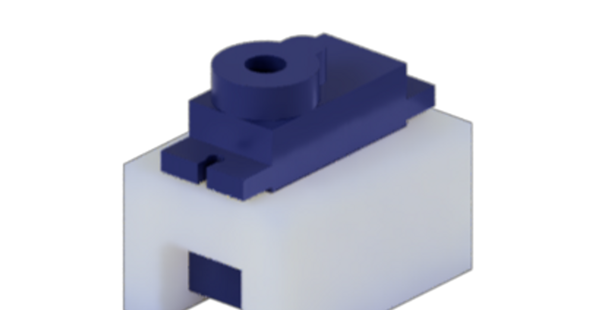 Servo Motor Mount by Viv 3D Download free STL model
