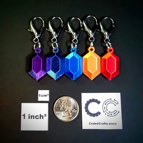 Rupee Keychain/Earring