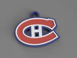 Montreal Canadiens Keychain by steve-earn | Download free STL model ...
