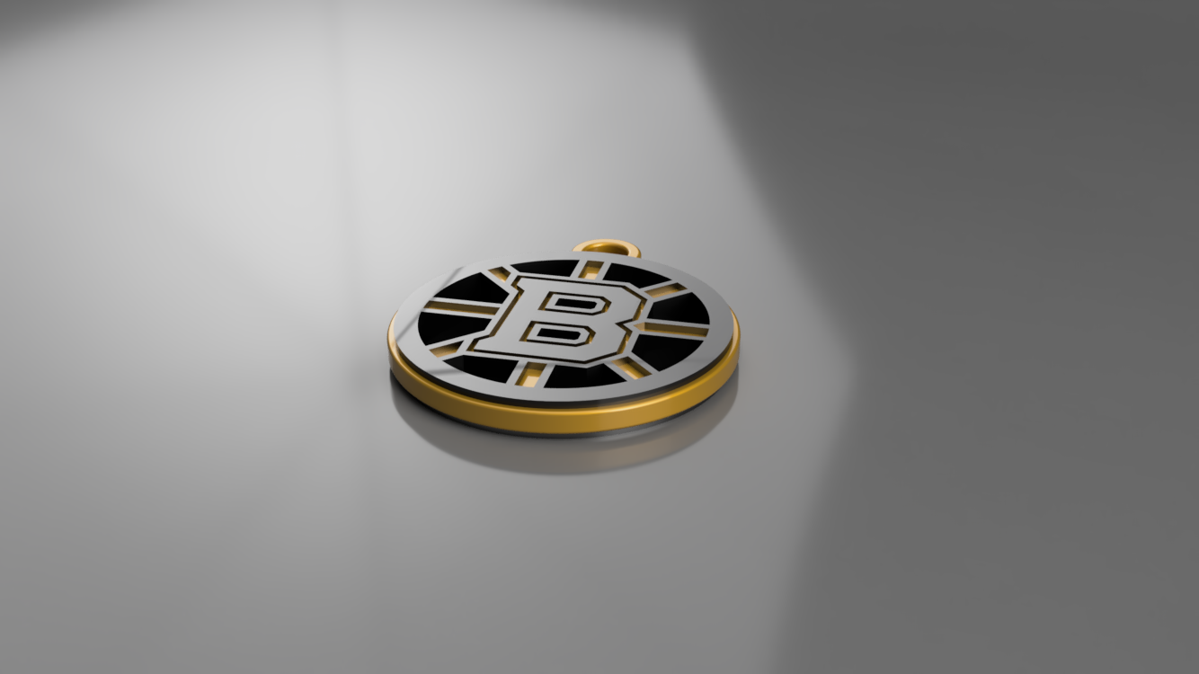 Boston Bruins Keychain by steve-earn | Download free STL model ...