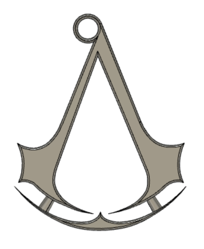 Assassin's Creed Hanger / Keychain by steve-earn | Download free STL ...
