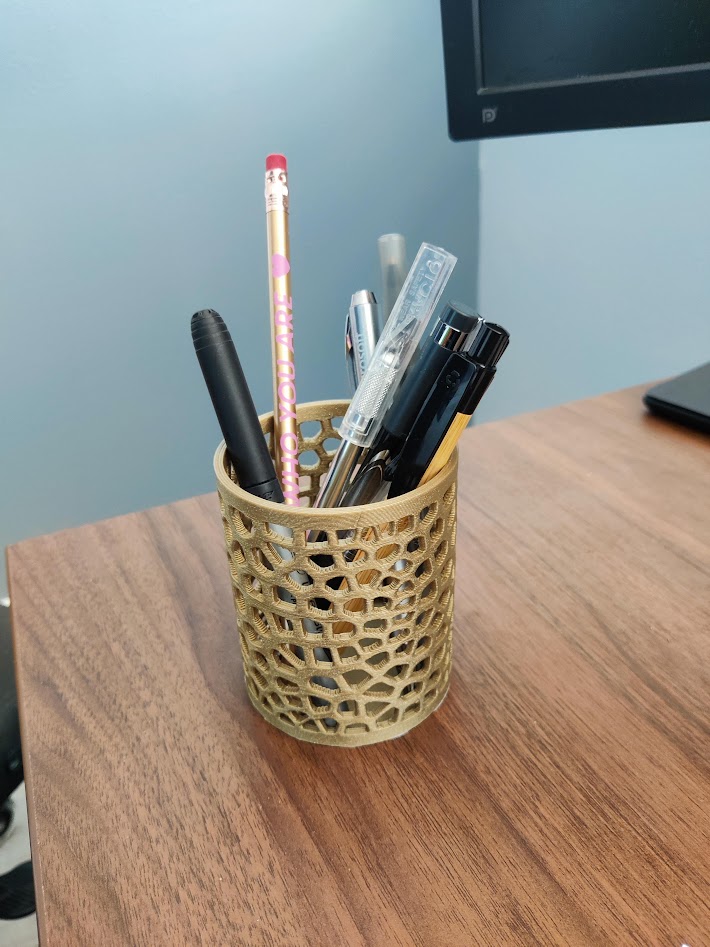 Voronoi Pencil Holder by Javier Rizzo Download free STL model