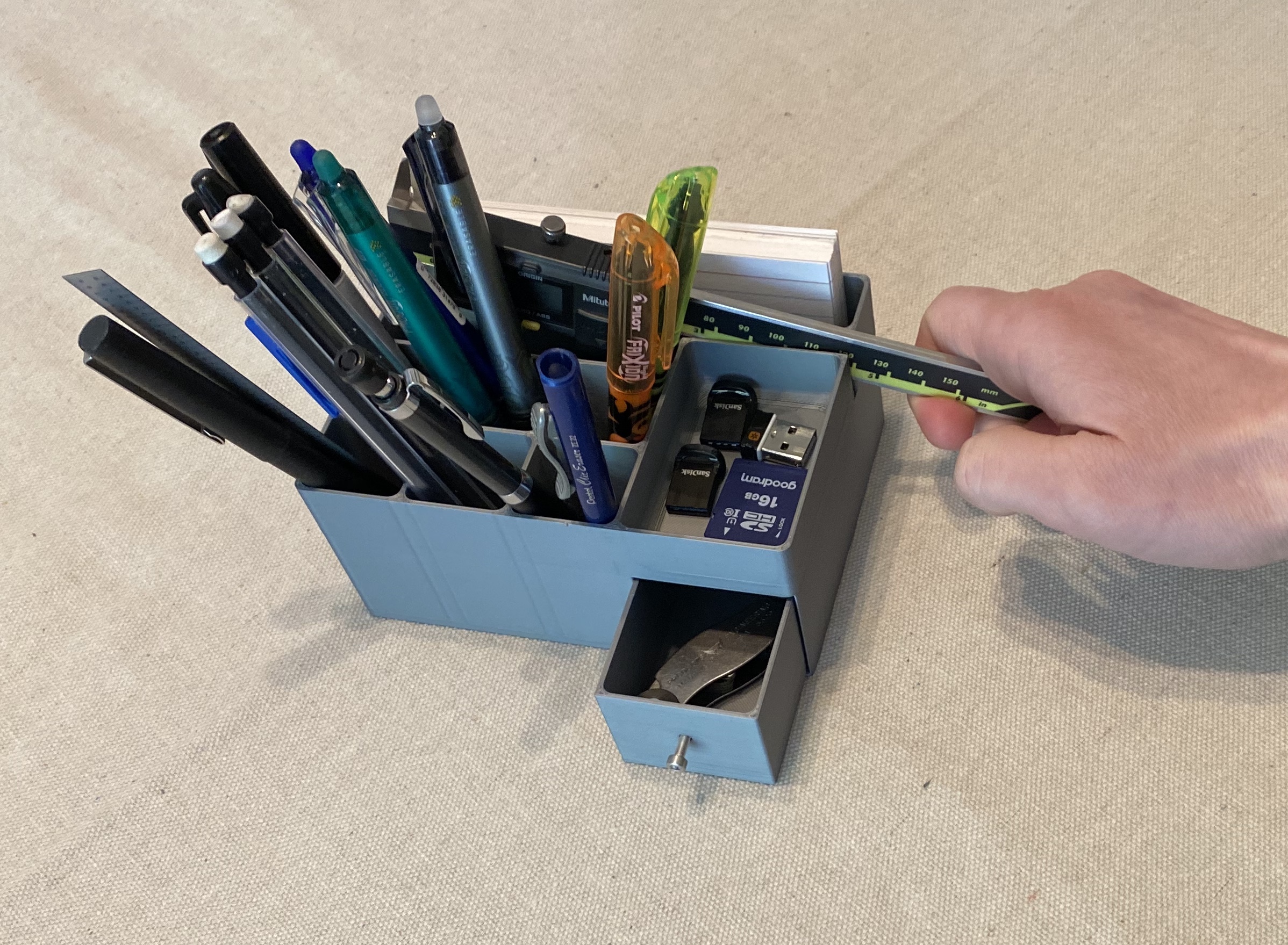 Desk Organizer Plus by Ed Ivory | Download free STL model | Printables.com
