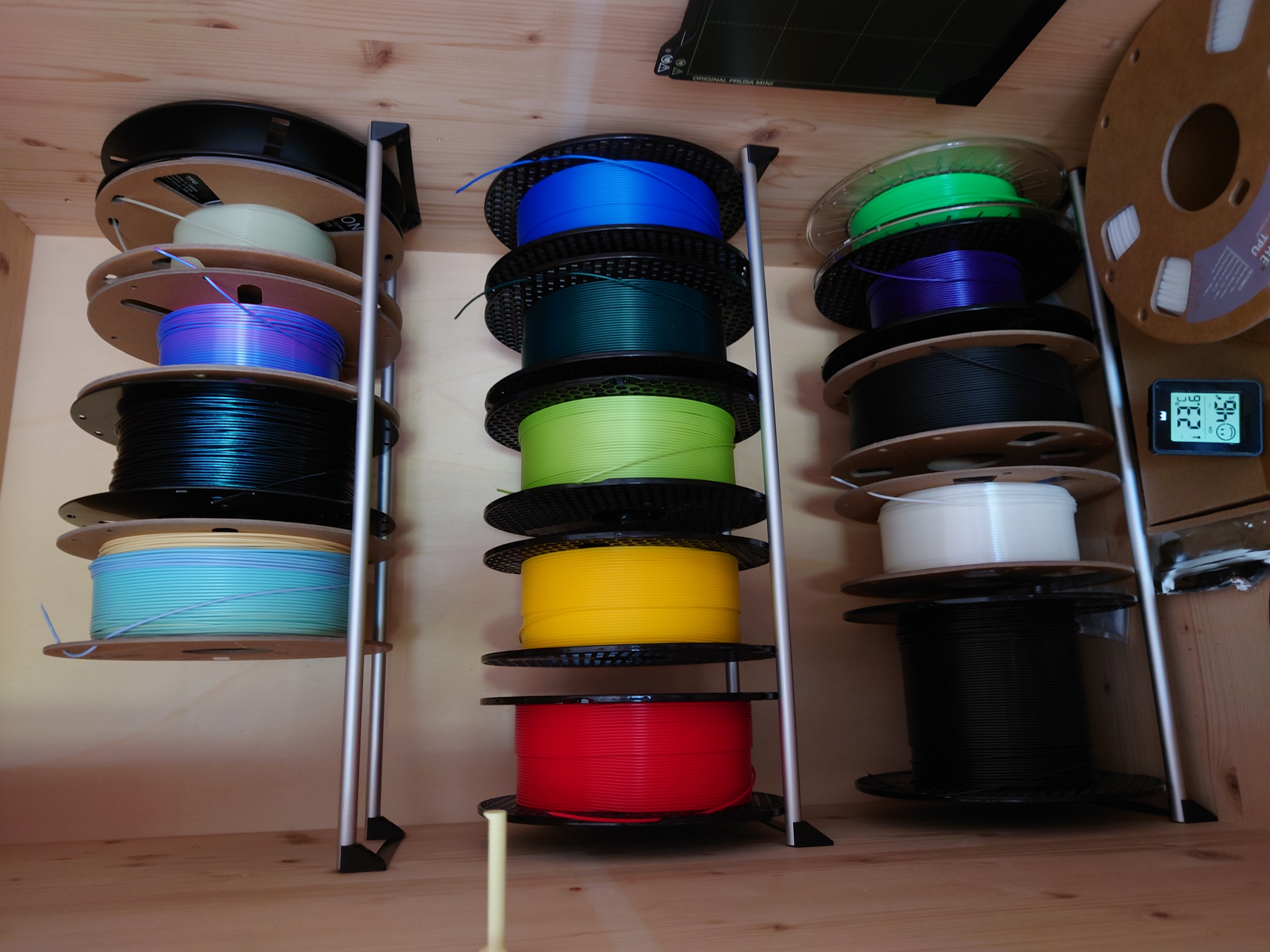 Filament cabinet oranizer