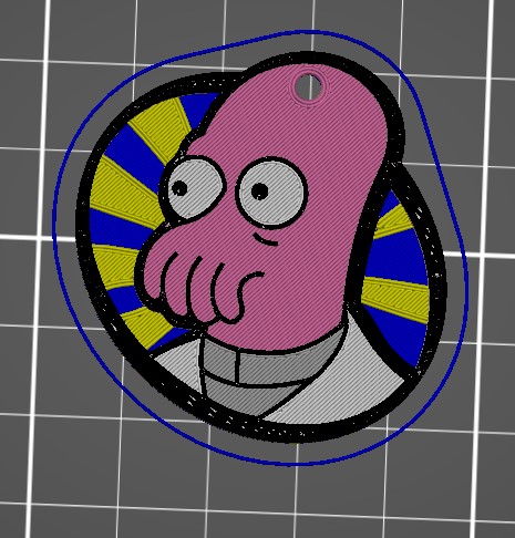 Llavero Zoidberg Futurama NO MMU