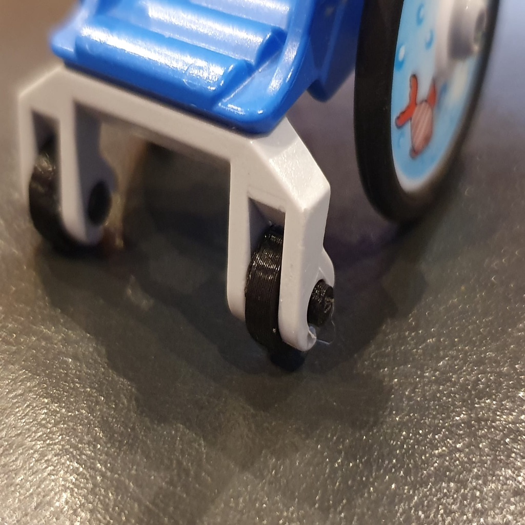 Playmobil Wheelchair (Replacement Frontwheel)