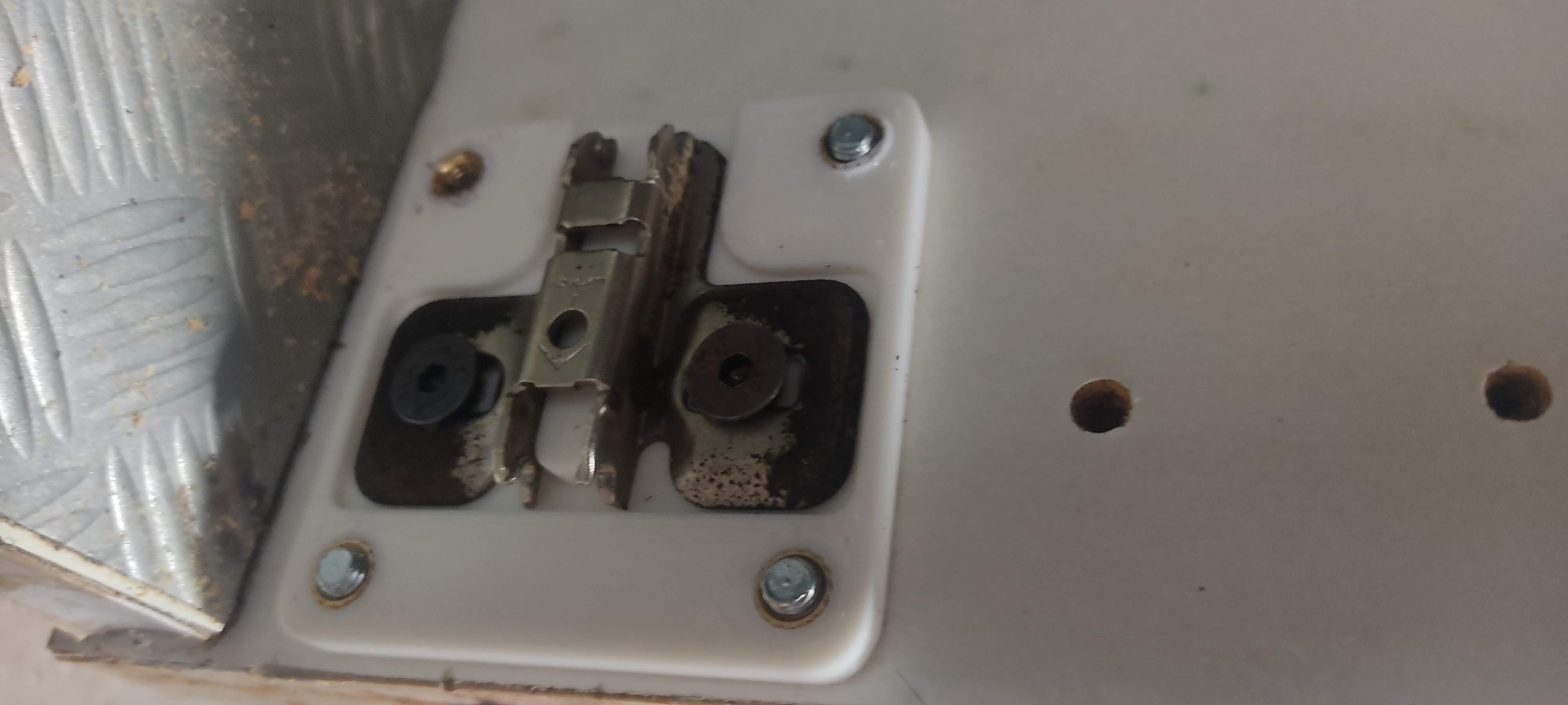 Placa reparación bisagra ikea 3D model