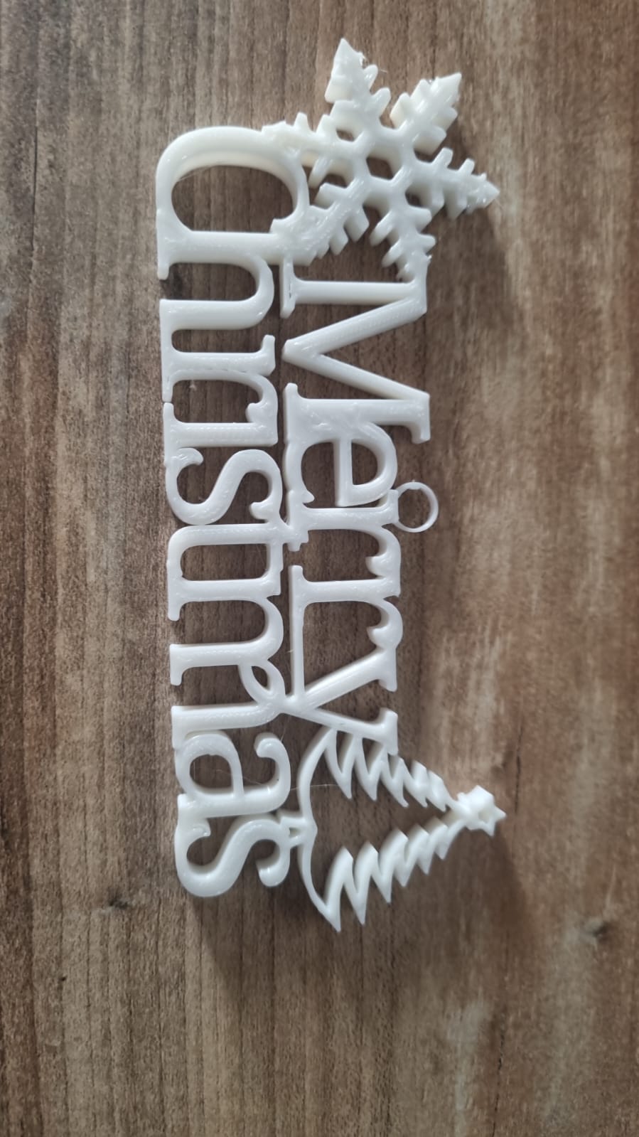 Christmas sign with hang up option