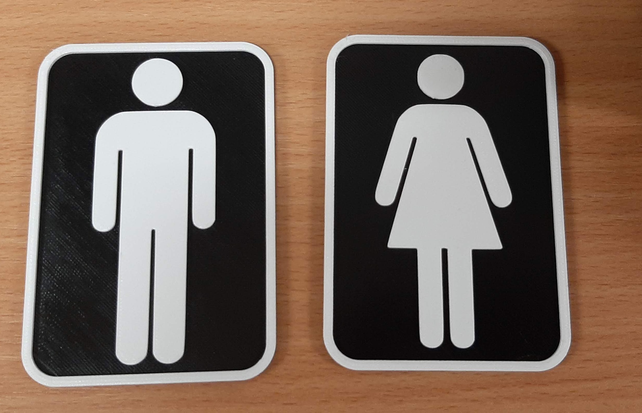 WC man - woman