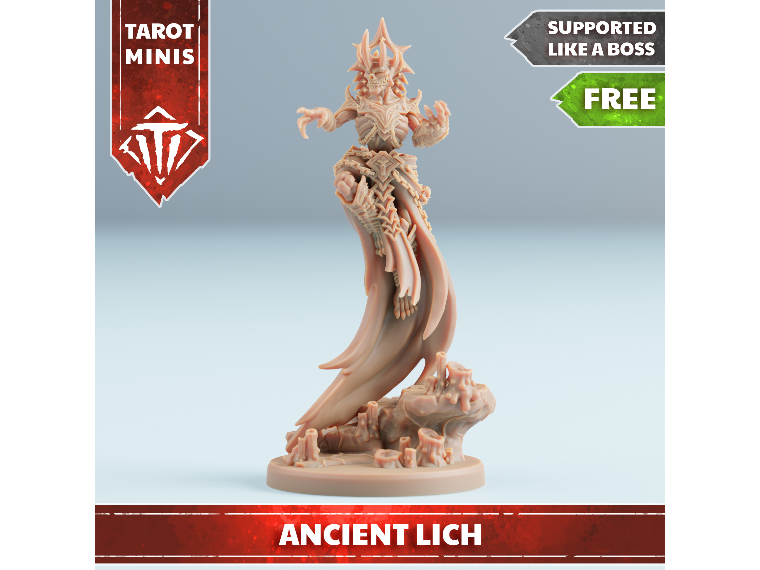 Ancient Lich Undead - www.tarotminiatures.com