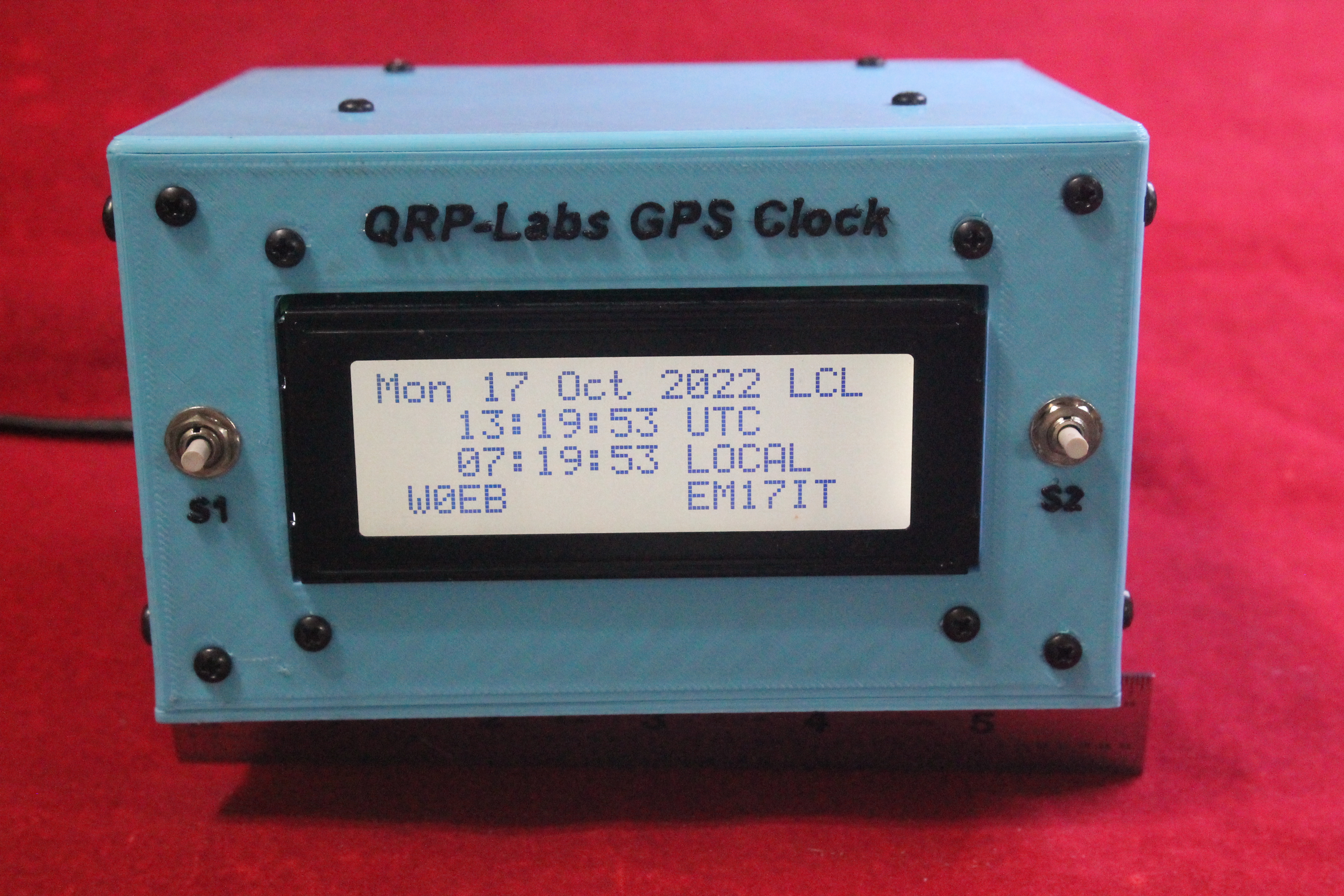 QRP Labs GPS Clock - Large (4x20) Display