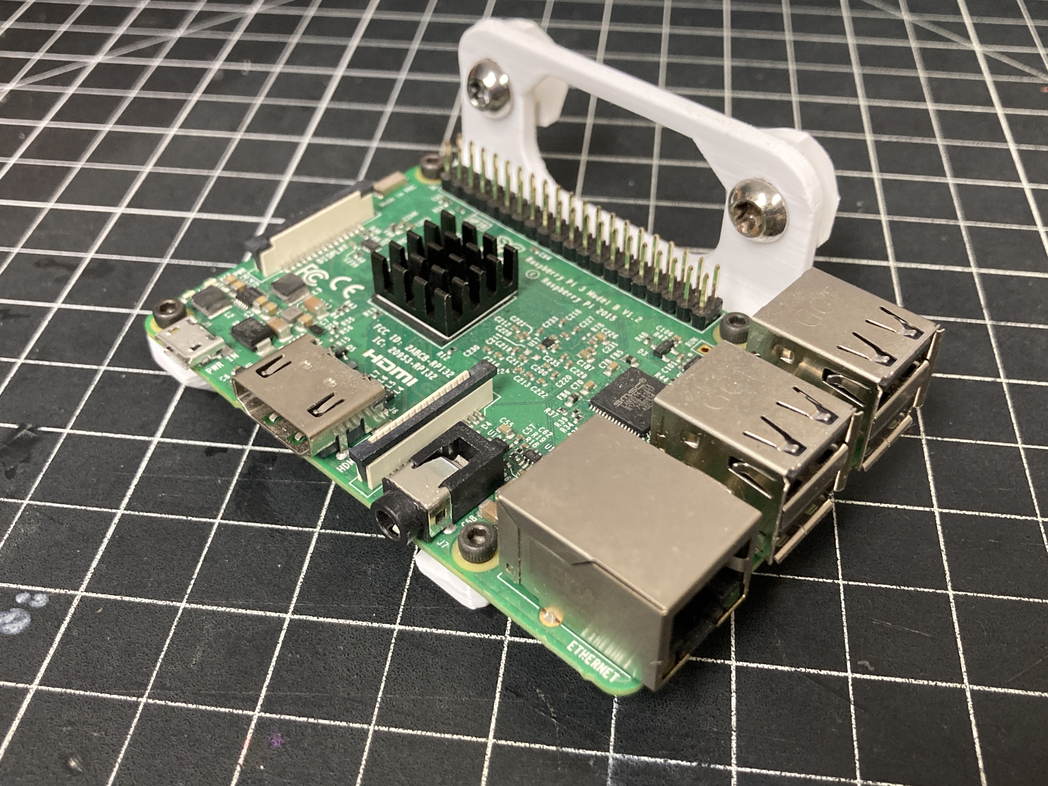 Raspberry pi minimal mount for the horribly impatient