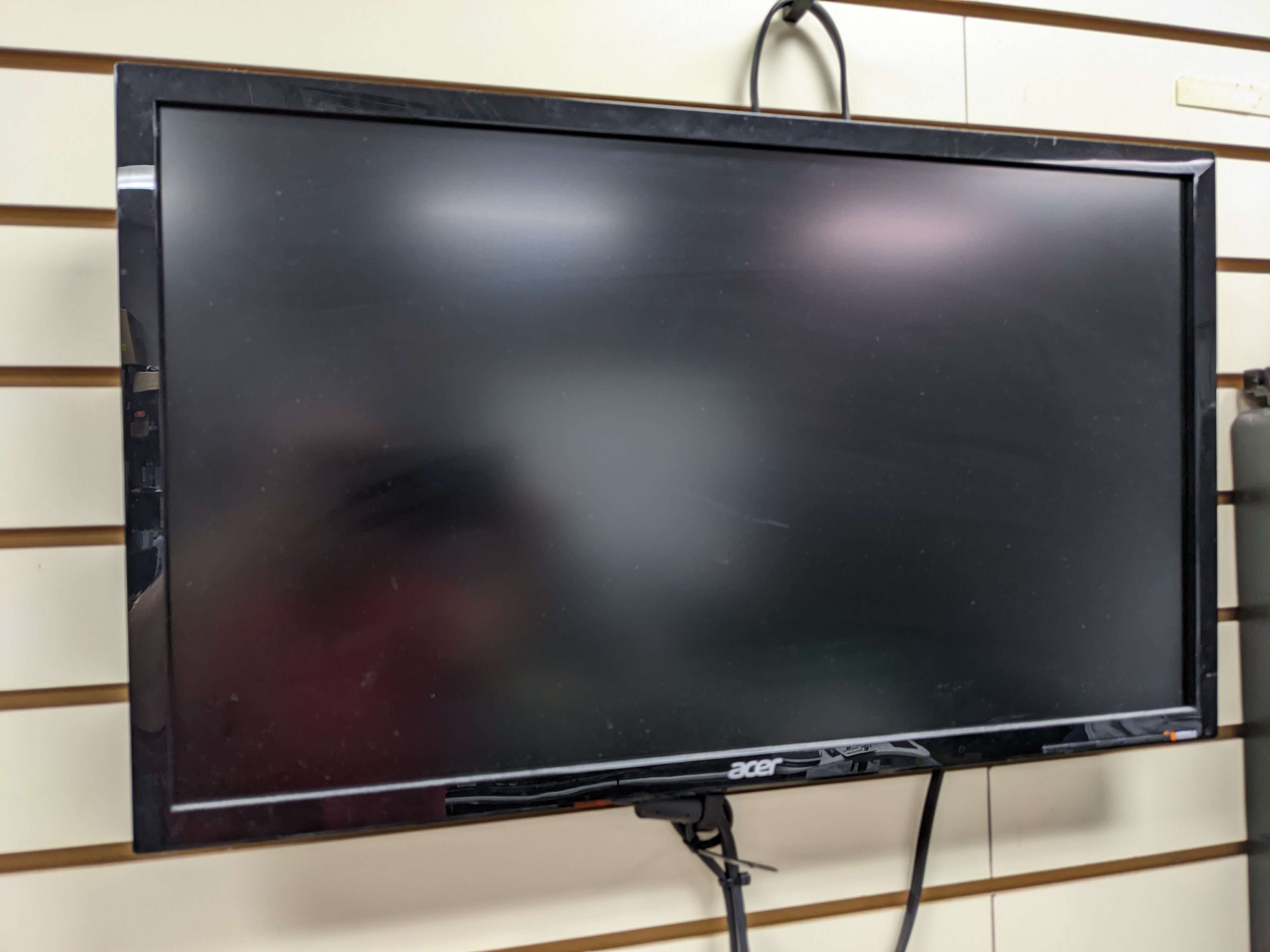 Slat wall monitor mount