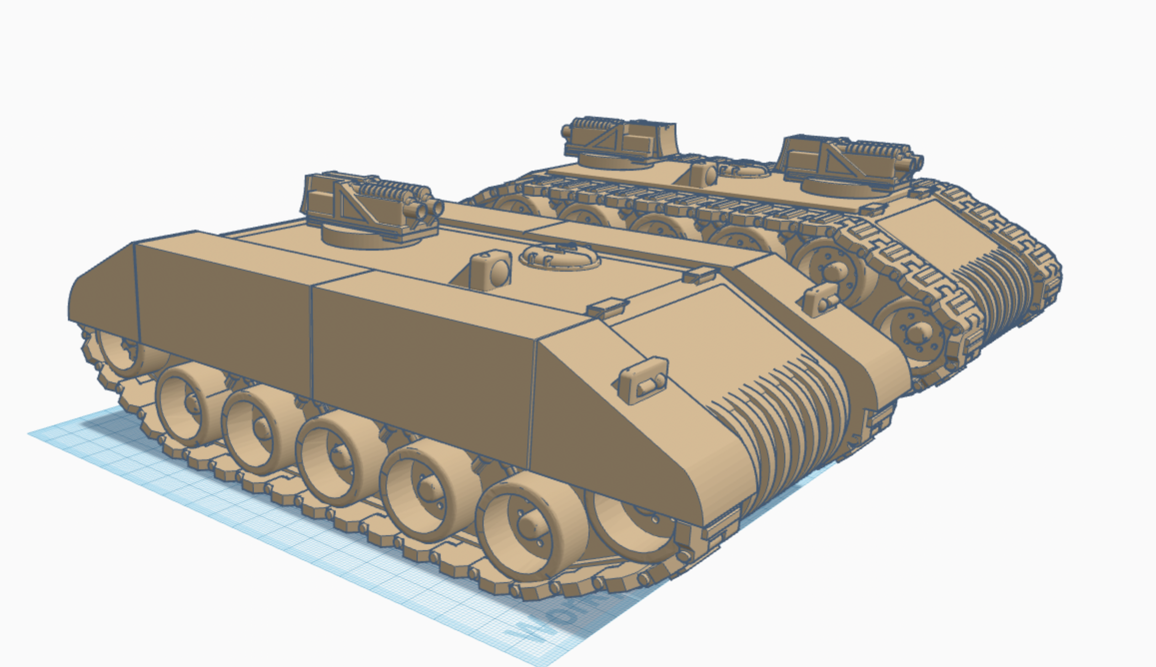 Marine Land Tank V6 by RobertusMaximus | Download free STL model ...