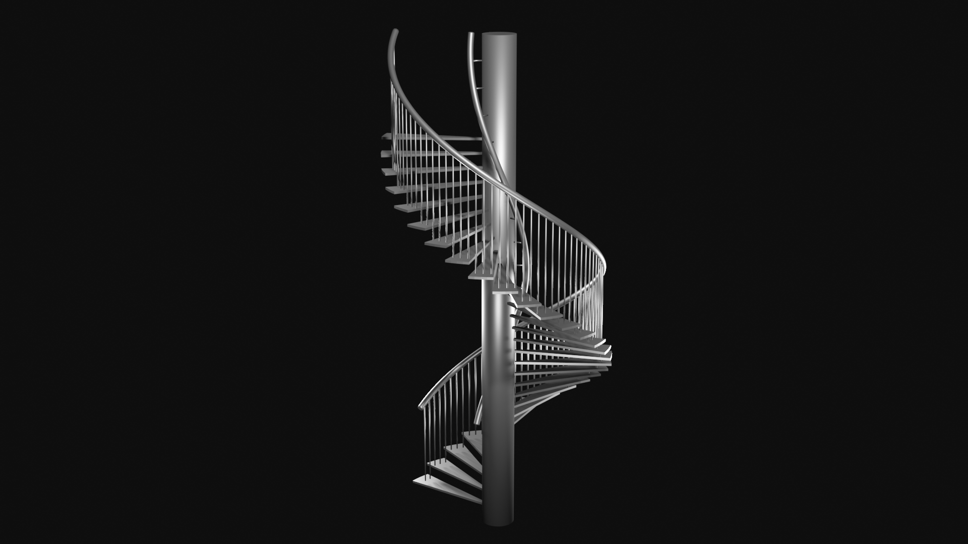 spiral stair by franklin1092 Download free STL model