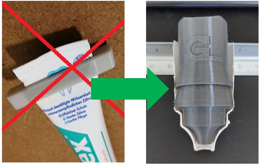 Ultimate toothpaste tube emptying solution