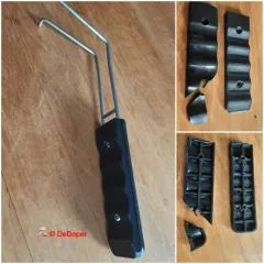 Grip part handle for deep fryer