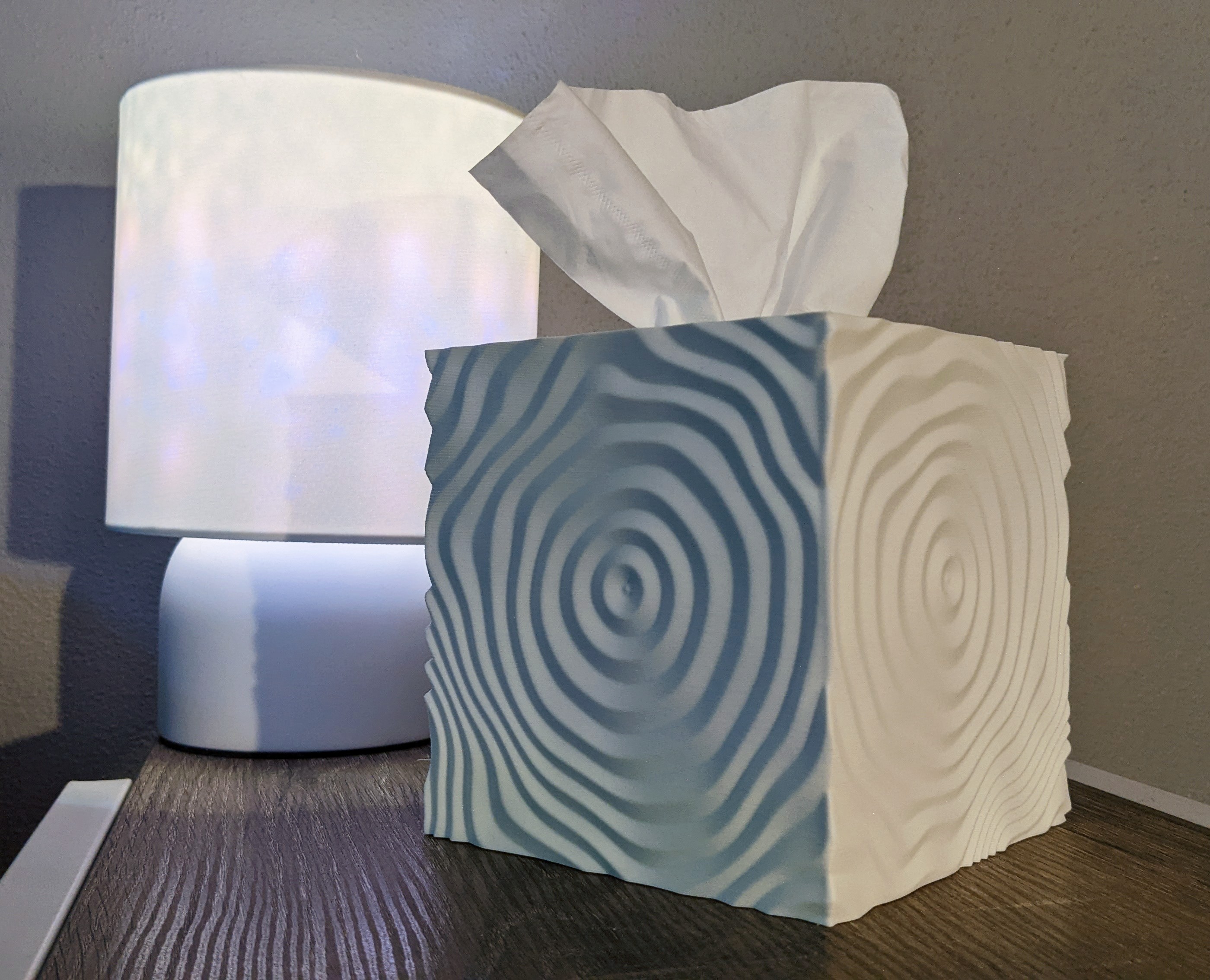Ripple Tissue Box Cover