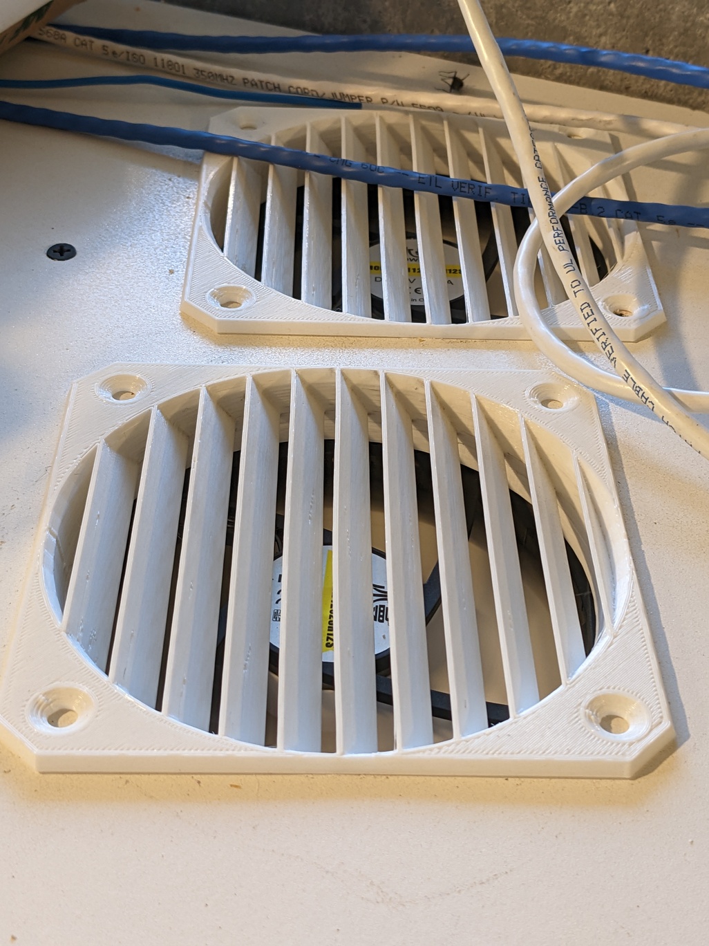 120mm Fan Grill by Azega Download free STL model