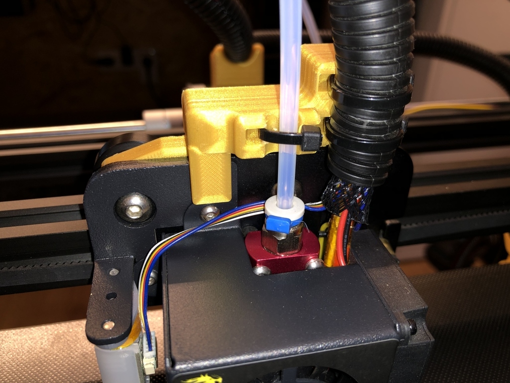 Ender 5 Plus Hotend Support Cable Holder with BL-Touch