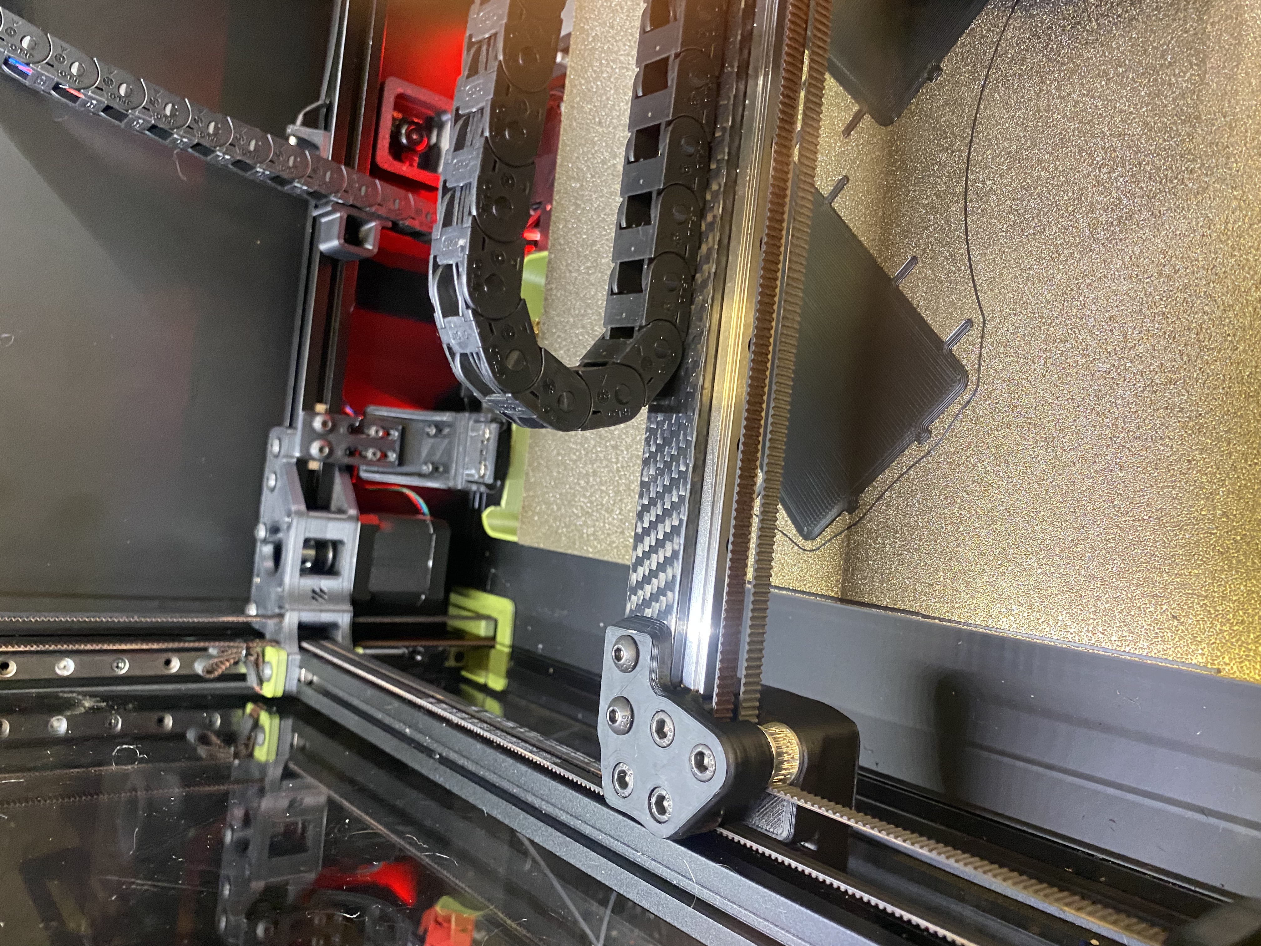 carbon fiber x rail parts for voron v2.4r2 and trident gantrys