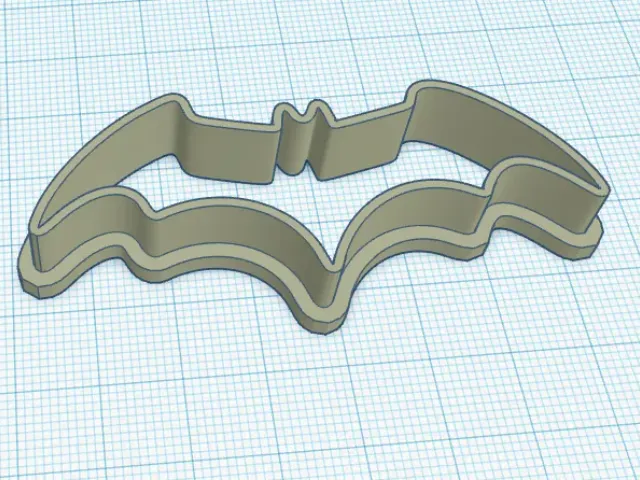 Bat cookie cutter 02cm - 10cm