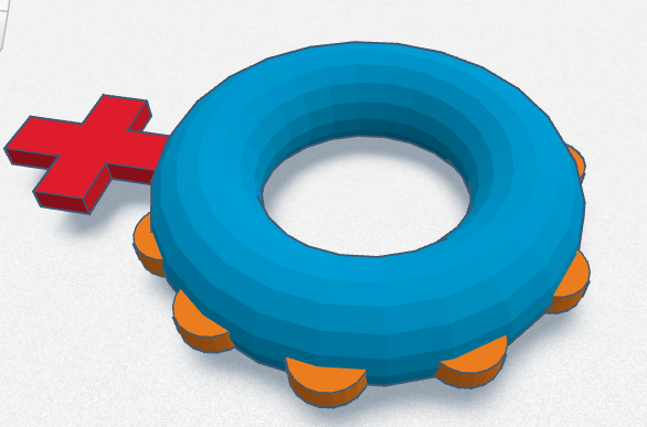 Miniatura 2 do modelo 3D Finger Rosary Ring