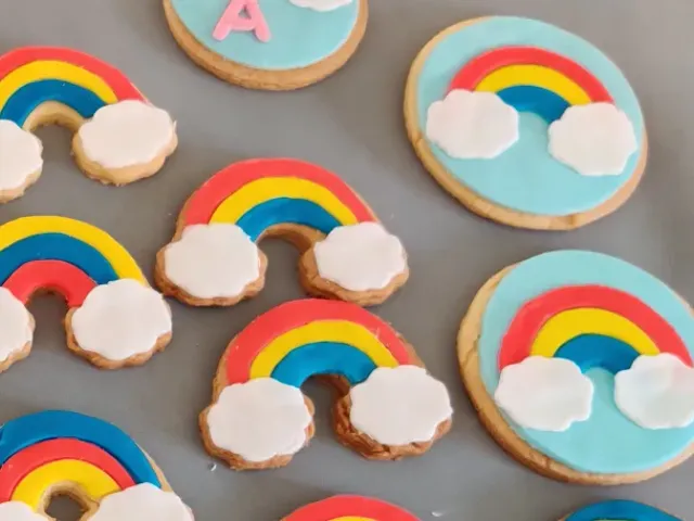 Rainbow cookie cutter 2cm - 10cm