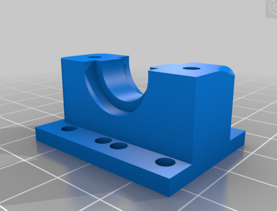 ender 3 trianglelabs/V6 hotend bracket by Ben Hofstad | Download free ...