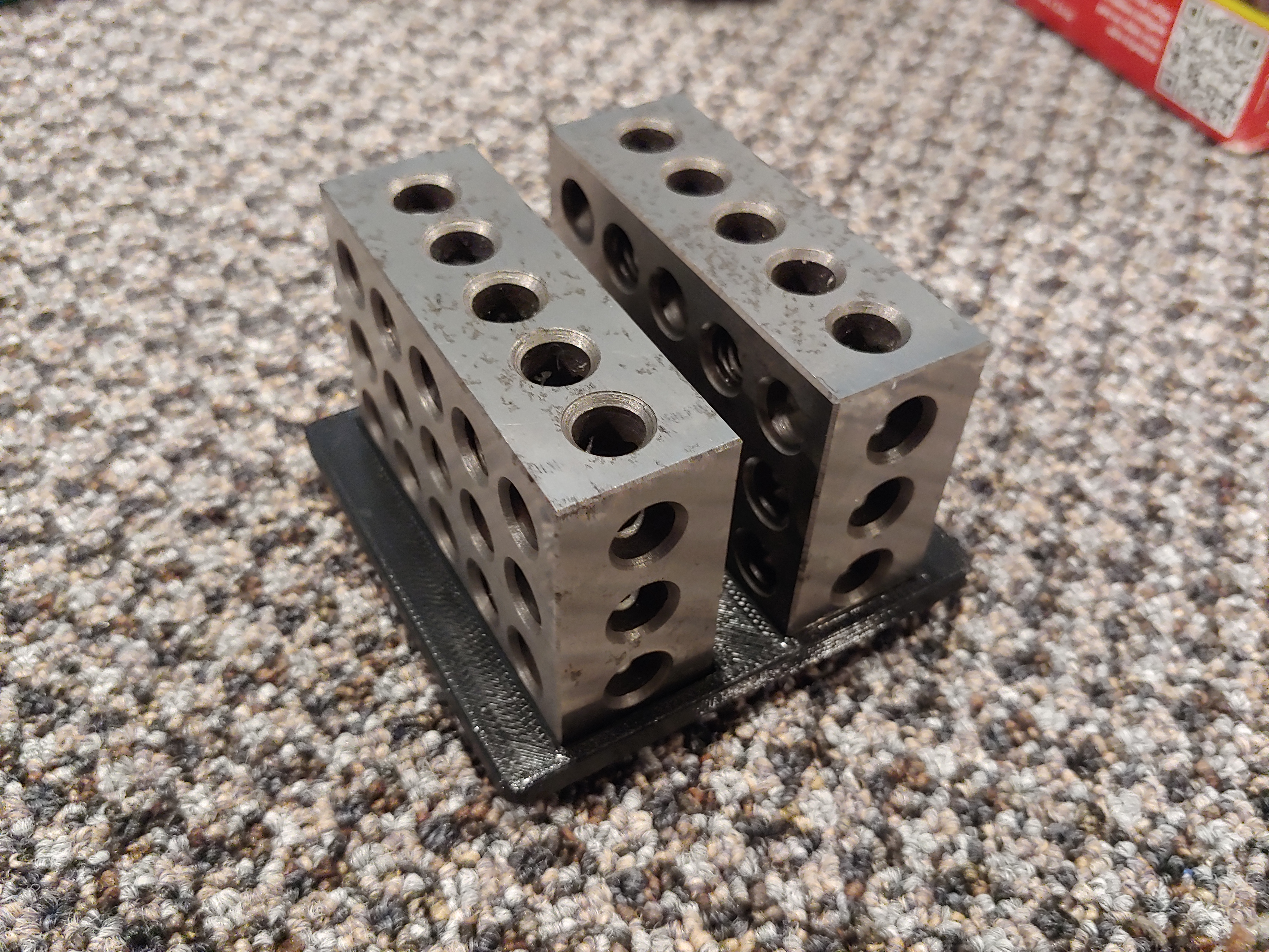 Gridfinity 1-2-3 block holder