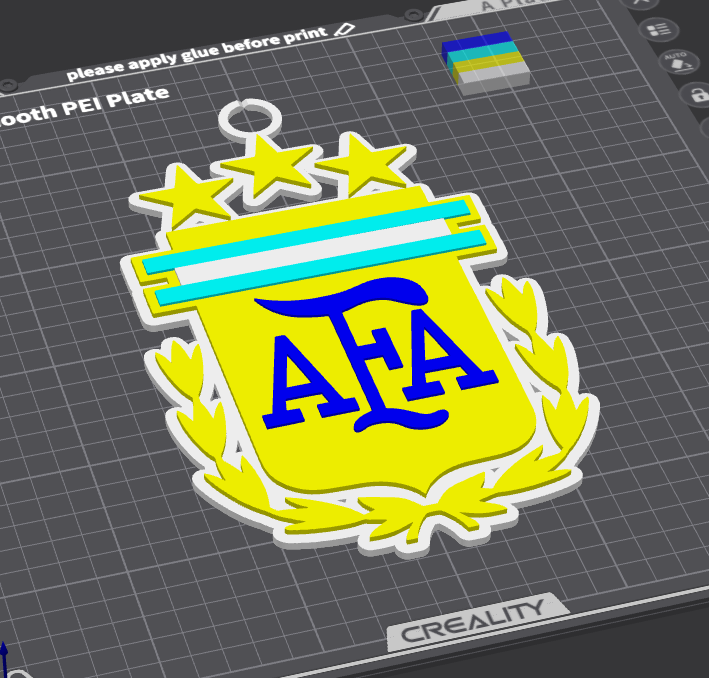 Necklace for Argentina supporters