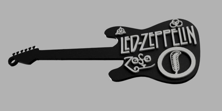 Led Zeppelin Keychain NO MMU